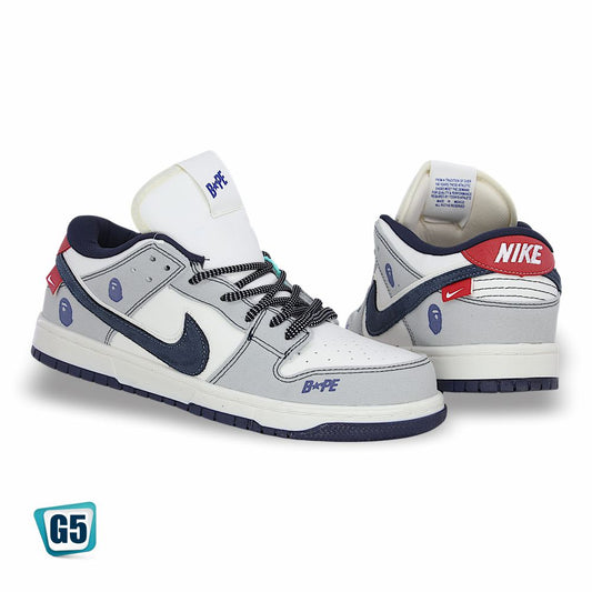Marca G520, Estilo DUNKSB, Color BAPE WHITE R.B, Corrida 25 - 28.5