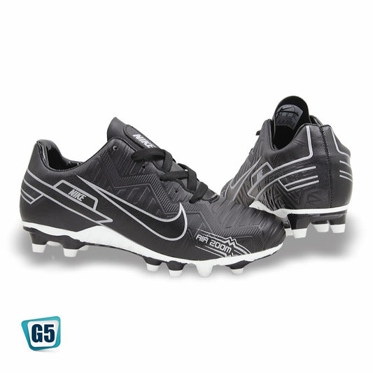 TENIS DE FUTBOL SOCCER RÉPLICA NIK ZOOM VAPOR 2429-2H COLOR NEGRO PLATA