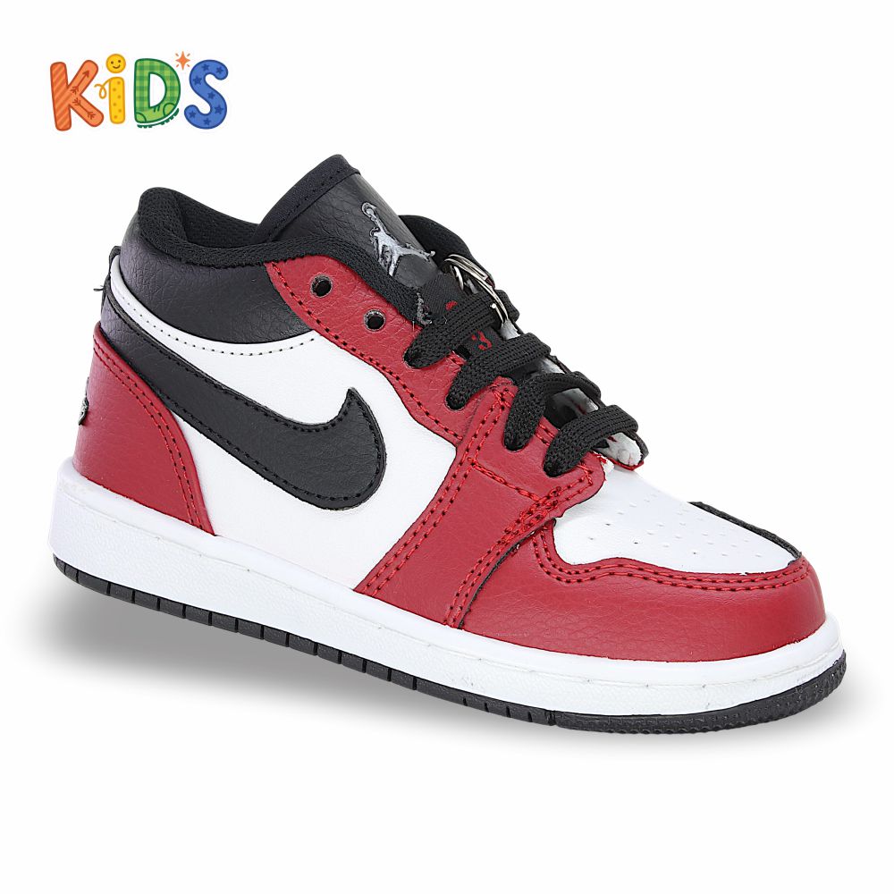 Calzado Urbano L20-1, Estilo JOR-BR, Color NEGRO BLANCO ROJO, Corrida 12 - 21.5
