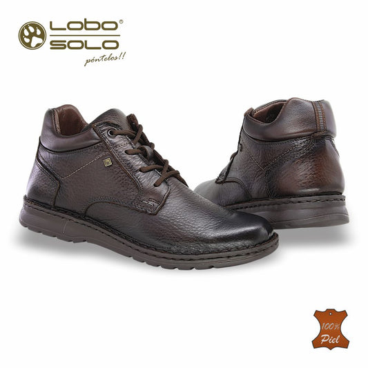 Marca LOBO SOLO, Estilo 9670, Color COCOA, Corrida 25 - 30.