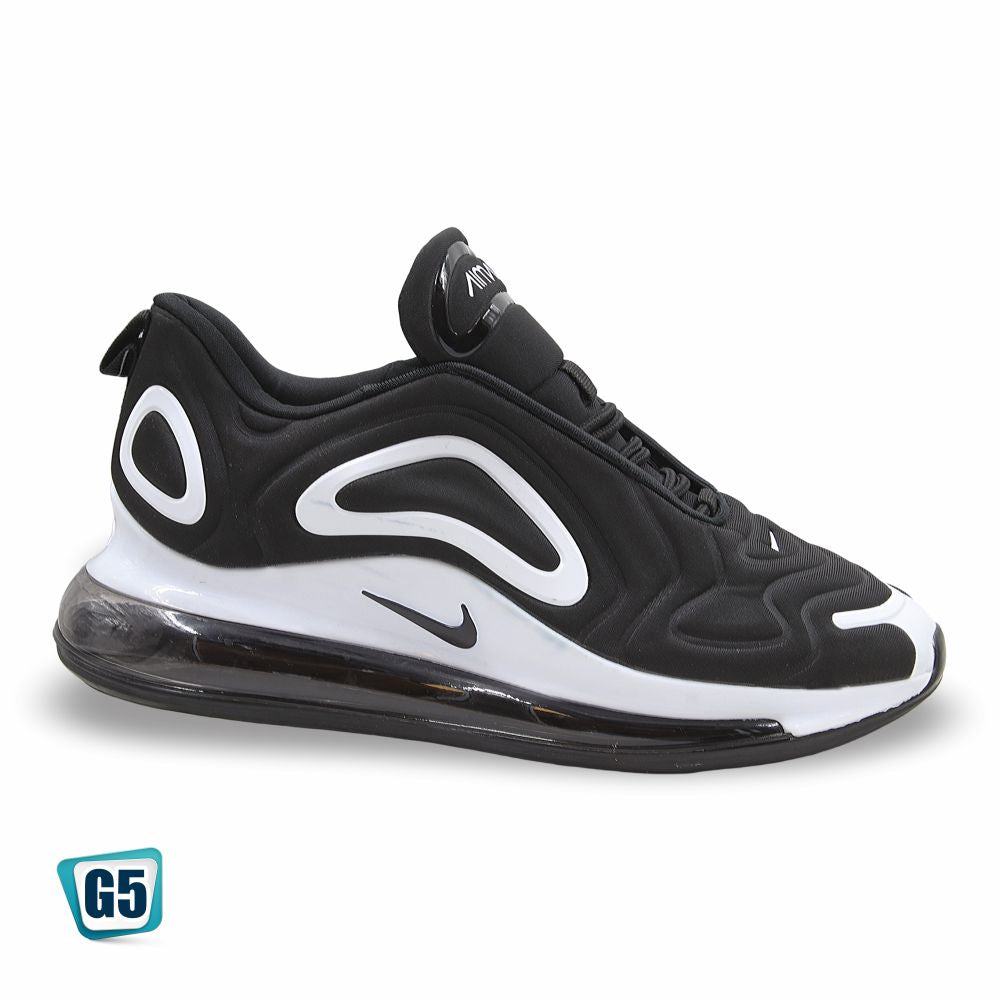TENIS DEPORTIVO NIK REPLICA AIR BLACK MOD. 720 COLOR NEGRO BLANCO