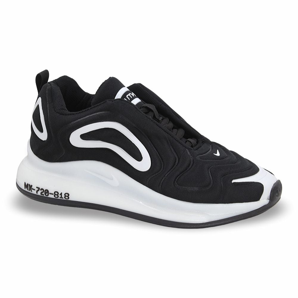 TENIS DEPORTIVO NIK REPLICA AIR BLACK MOD. 720 L20 COLOR NEGRO BLANCO