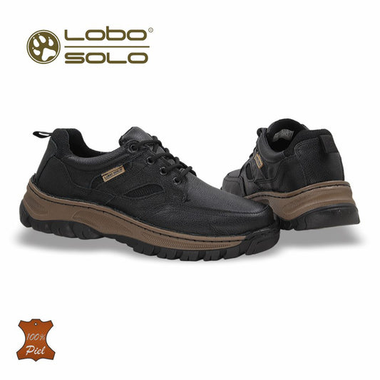 ZAPATO FORMAL DE PIEL MOD. 9066 COLOR NEGRO