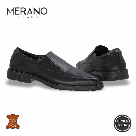 ZAPATO FORMAL DE PIEL MOD. 45102 COLOR NEGRO