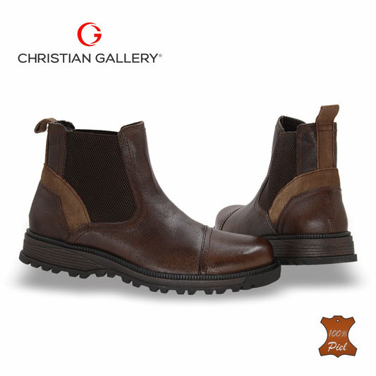 Bota Outdoor de Piel mod. 6101-1 color Brown – Christian Gallery