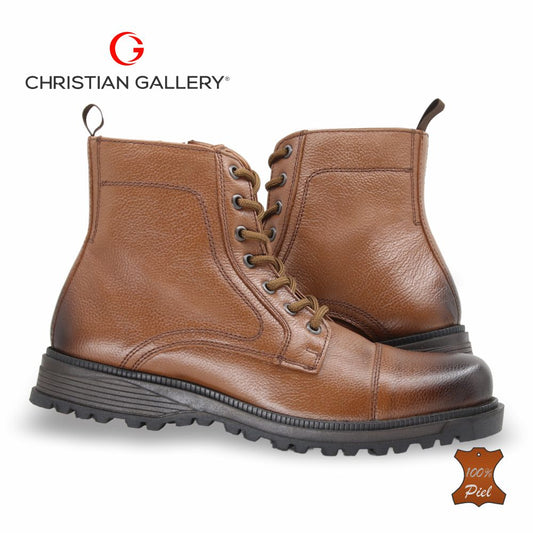 Bota Outdoor de Piel mod. 6103-1 color Miel – Christian Gallery