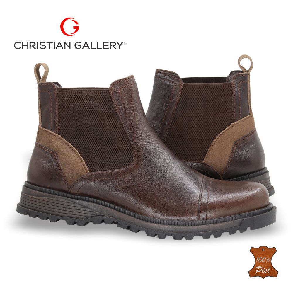 Bota Outdoor de Piel mod. 6101-1 color Brown – Christian Gallery
