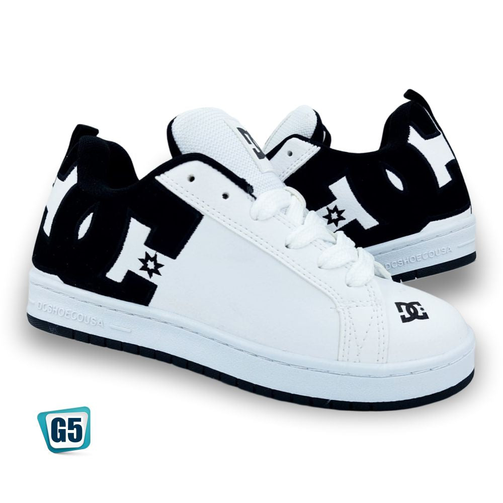 CALZADO URBANO DCMA BLANCO NEGRO