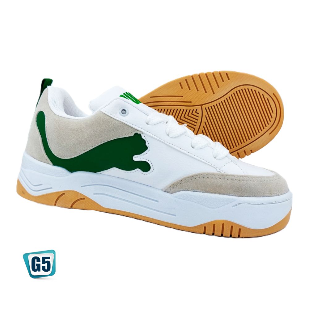 CALZADO URBANO PARKMA BLANCO LATE VERDE