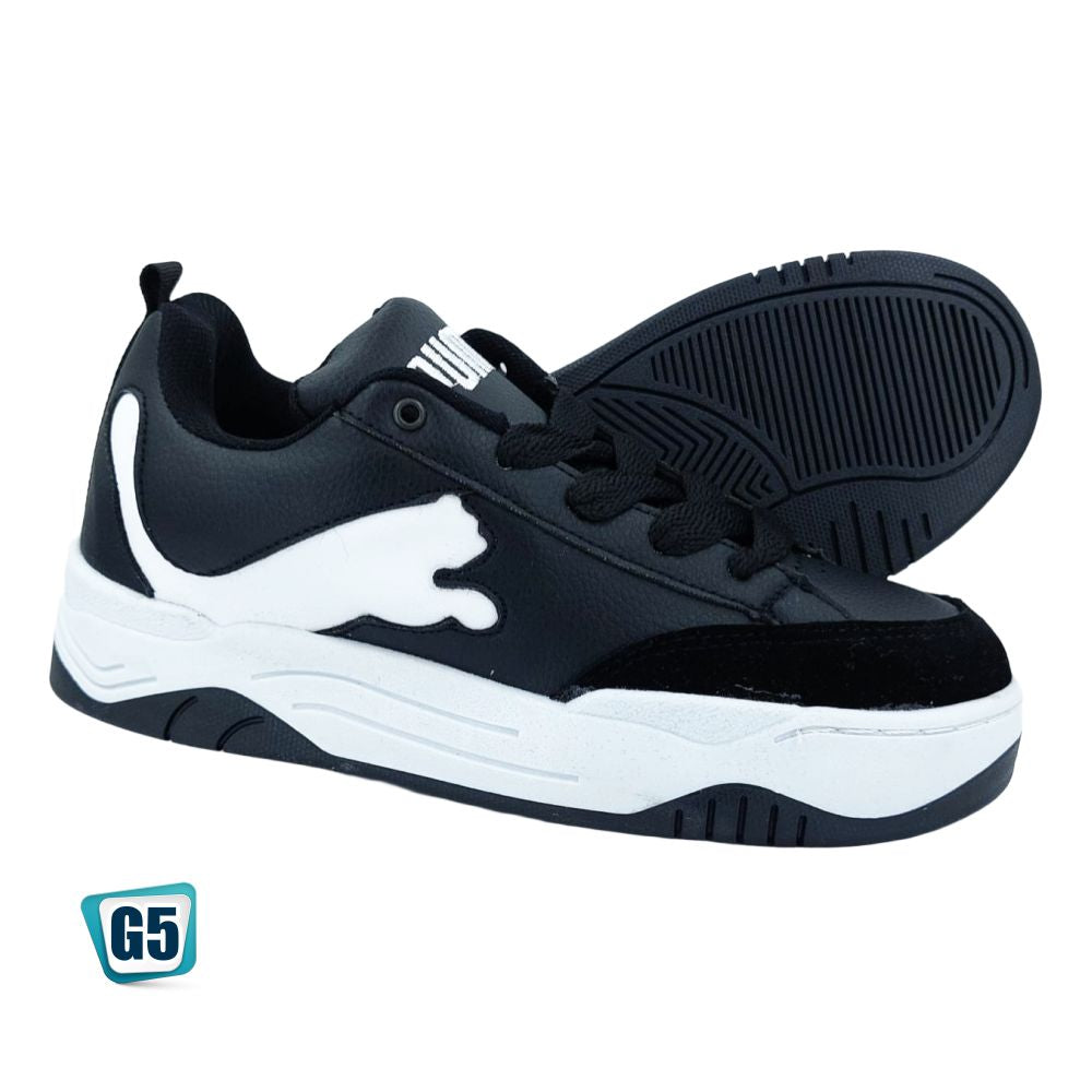 CALZADO URBANO PARKMAN NEGRO BLANCO