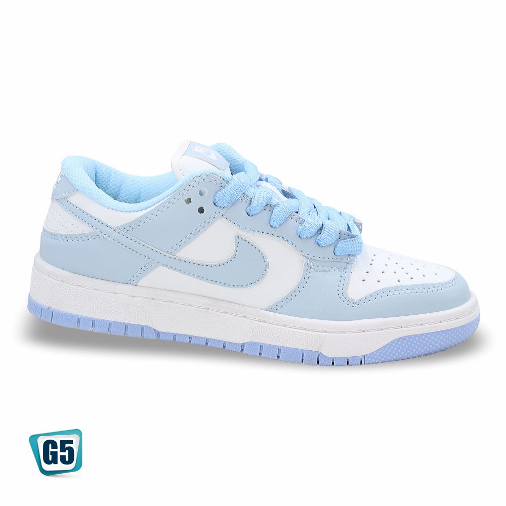 CALZADO URBANO REPLICA NIK DUNK G1 COLOR BLANCO CIELO