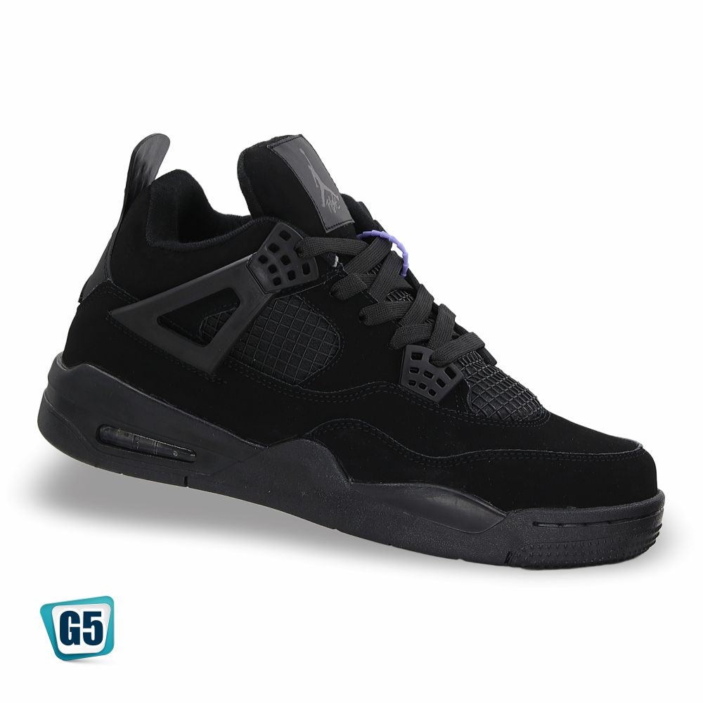 CALZADO URBANO REPLICA AIR JDAN COLOR BLACK CAT