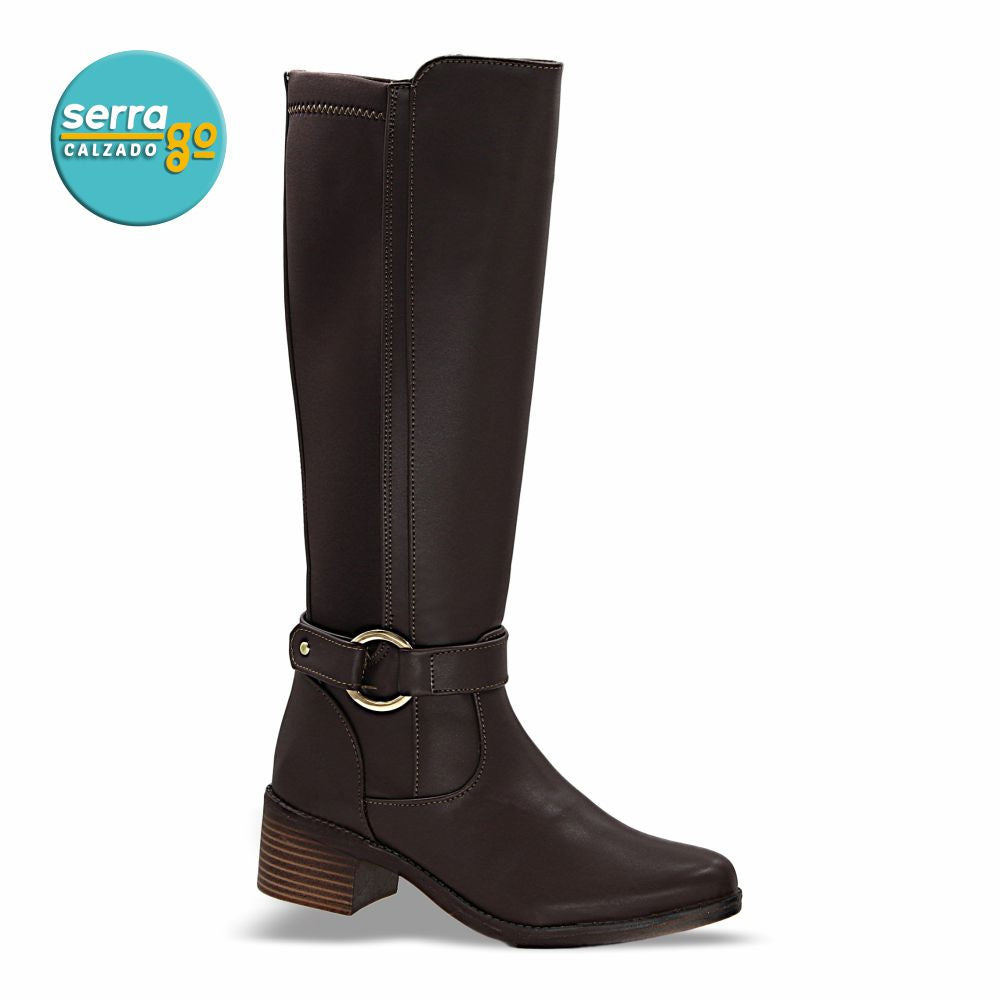 BOTA DAMA ESTILO 8092 COLOR CAFÉ