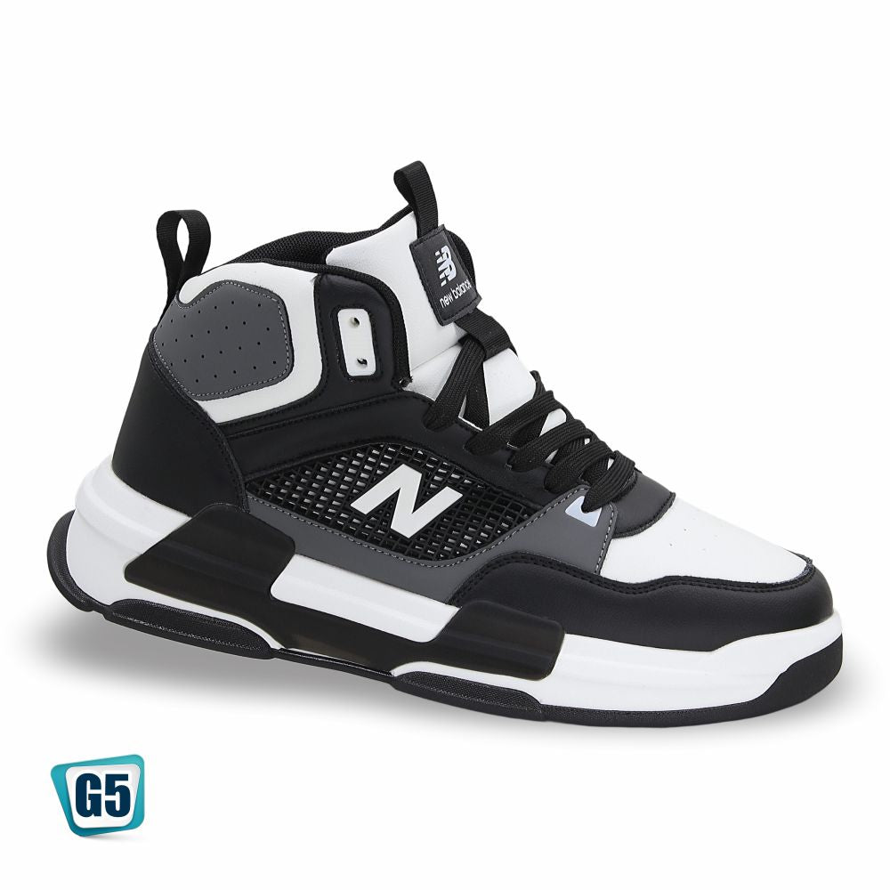 CALZADO URBANO MOD. 2327 REPLICA NEW BALANC COLOR NEGRO BLANCO