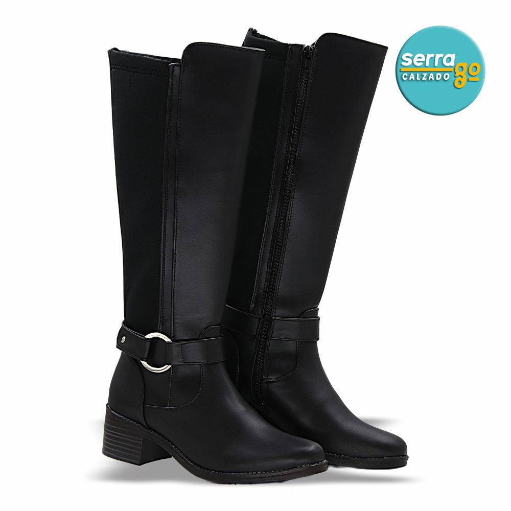 BOTA DAMA ESTILO 8092 COLOR NEGRO