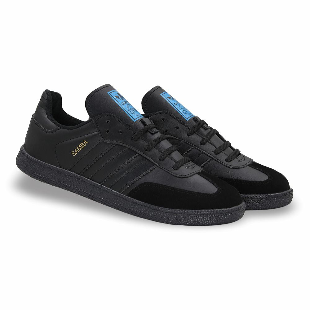 CALZADO URBANO MOD. SAMBAC L21 REPLICA ADID SAMBA COLOR NEGRO NEGRO