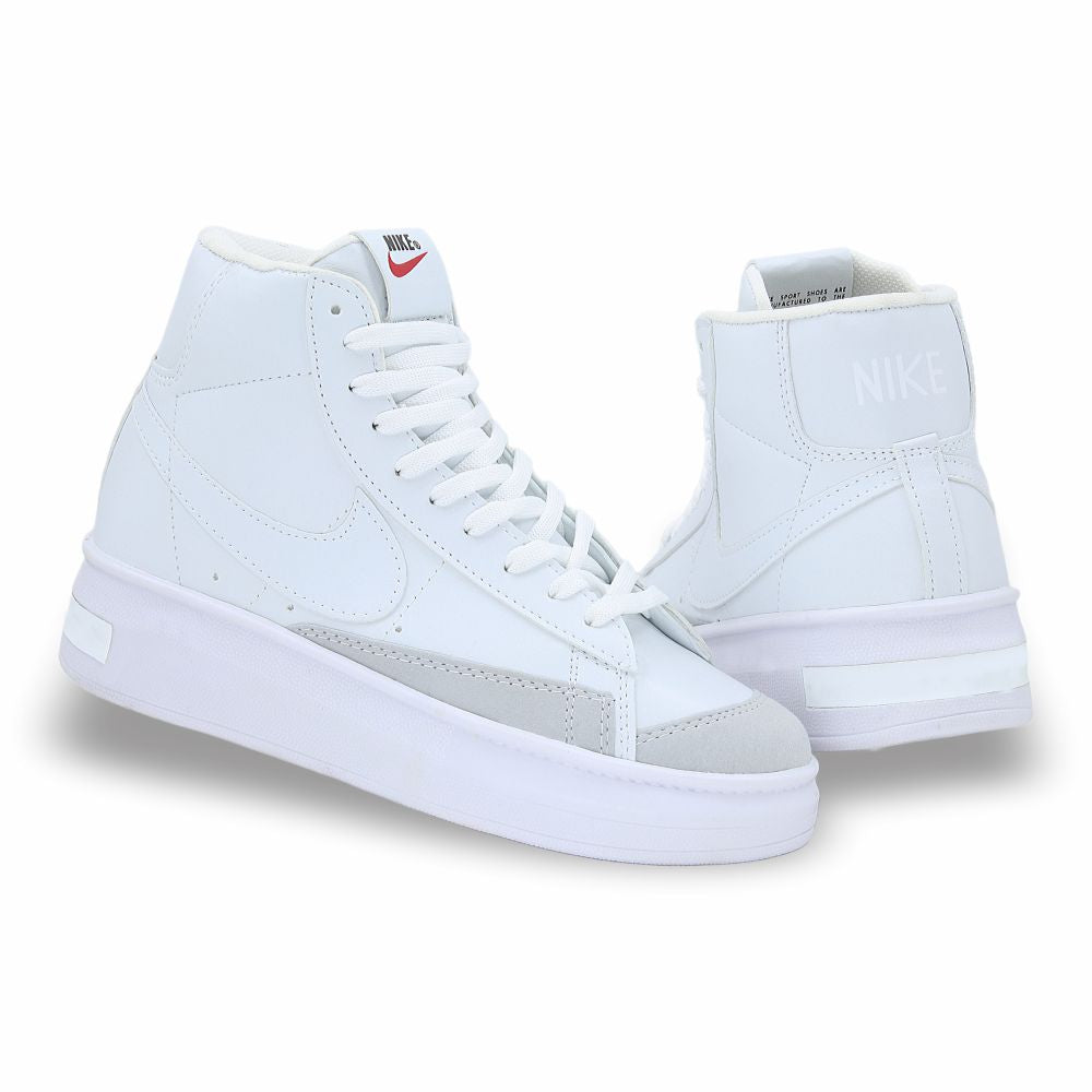 CALZADO URBANO REPLICA NIK BLAZER MID L20-1 COLOR BLANCO BLANCO