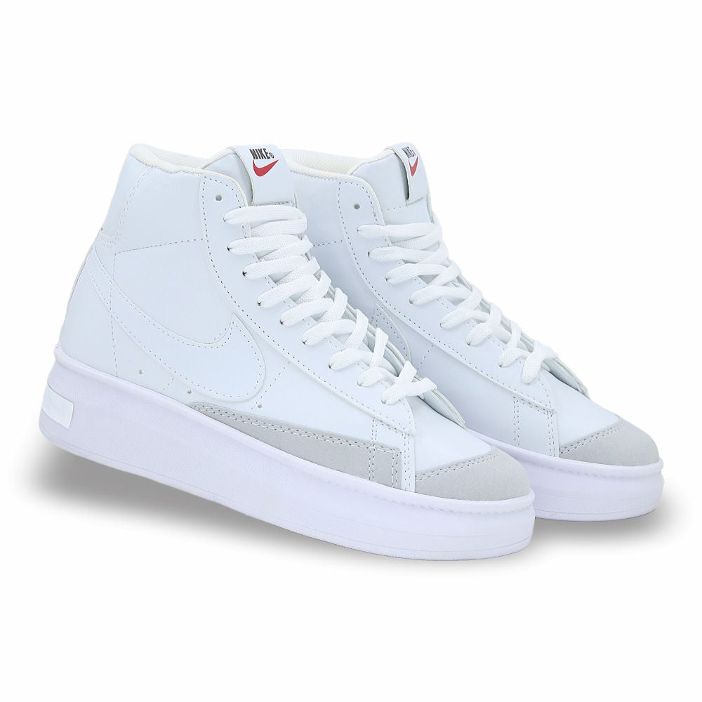 CALZADO URBANO REPLICA NIK BLAZER MID L20-1 COLOR BLANCO BLANCO