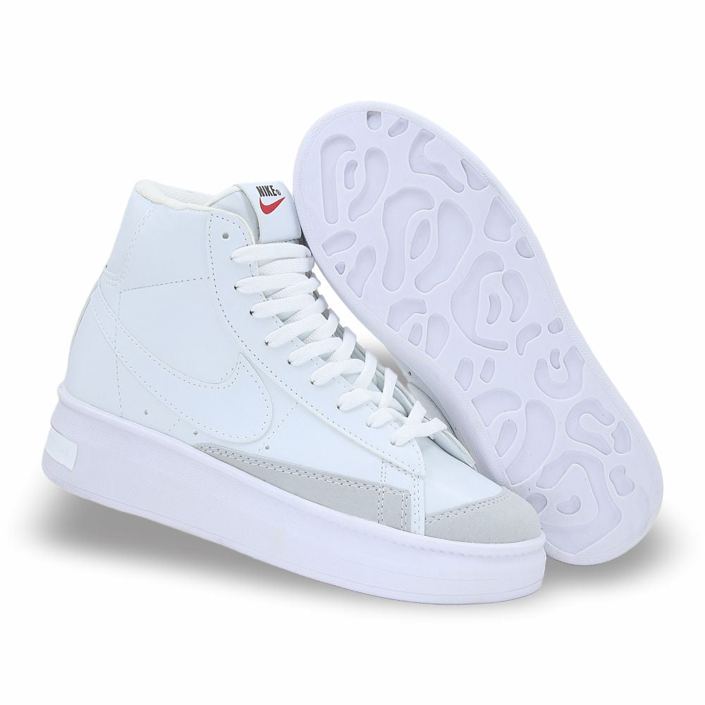 CALZADO URBANO REPLICA NIK BLAZER MID L20-1 COLOR BLANCO BLANCO