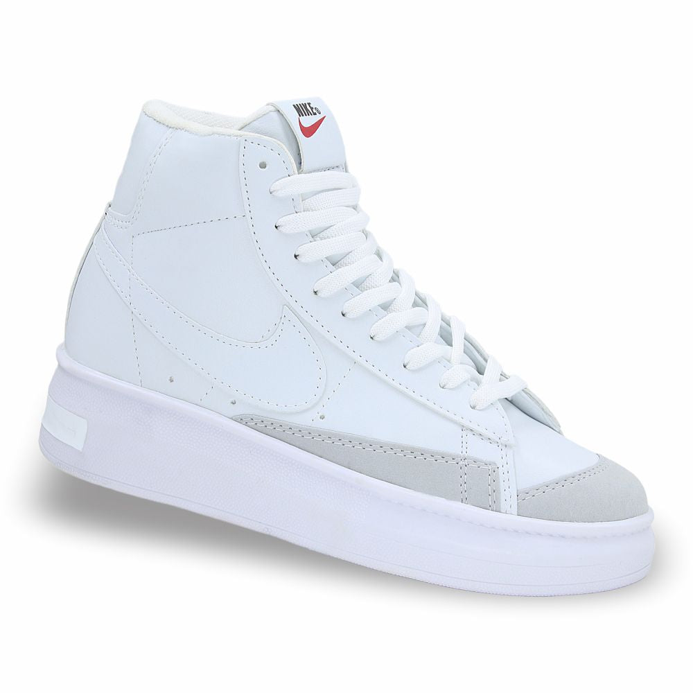 CALZADO URBANO REPLICA NIK BLAZER MID L20-1 COLOR BLANCO BLANCO