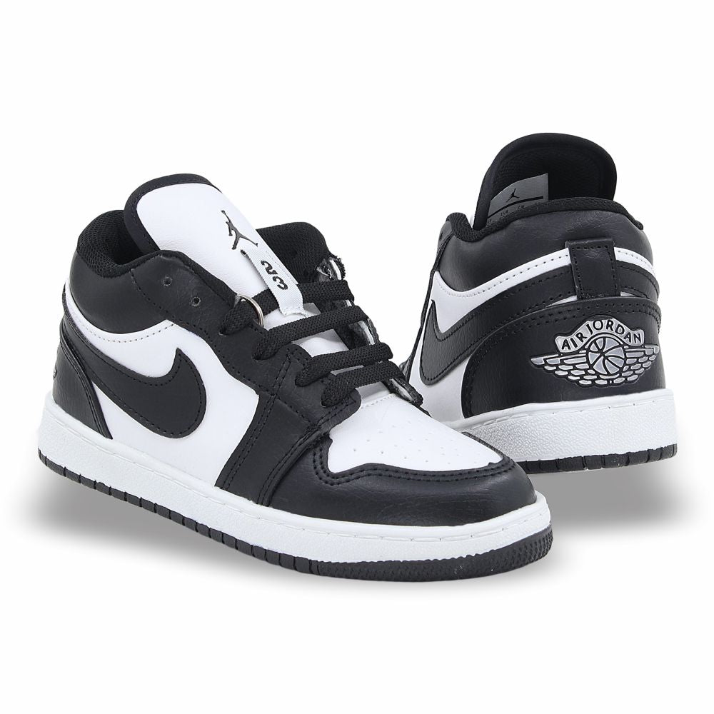 CALZADO URBANO REPLICA AIR JDAN COLOR NEGRO / BLANCO