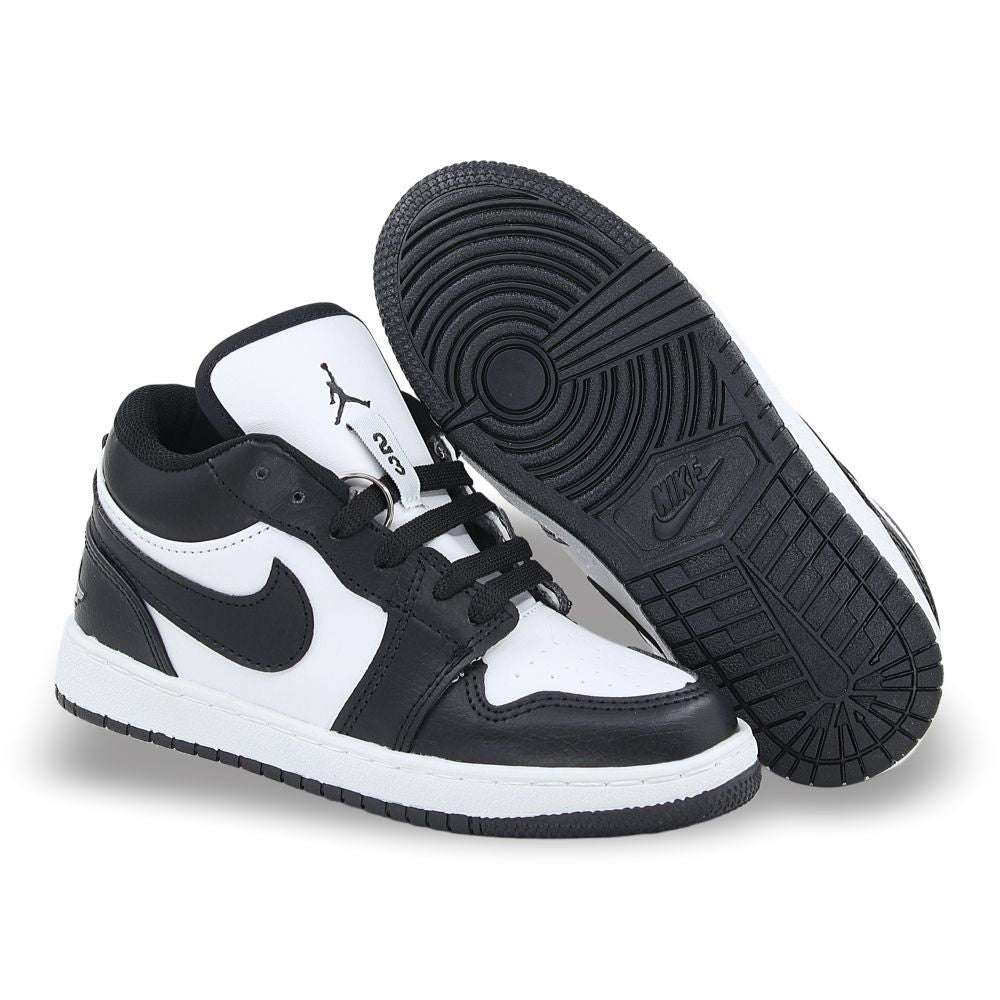 CALZADO URBANO REPLICA AIR JDAN COLOR NEGRO / BLANCO