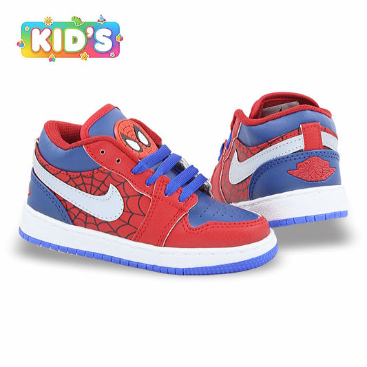 CALZADO URBANO REPLICA AIR JDAN JOR-BR COLOR SPIDER ROJO