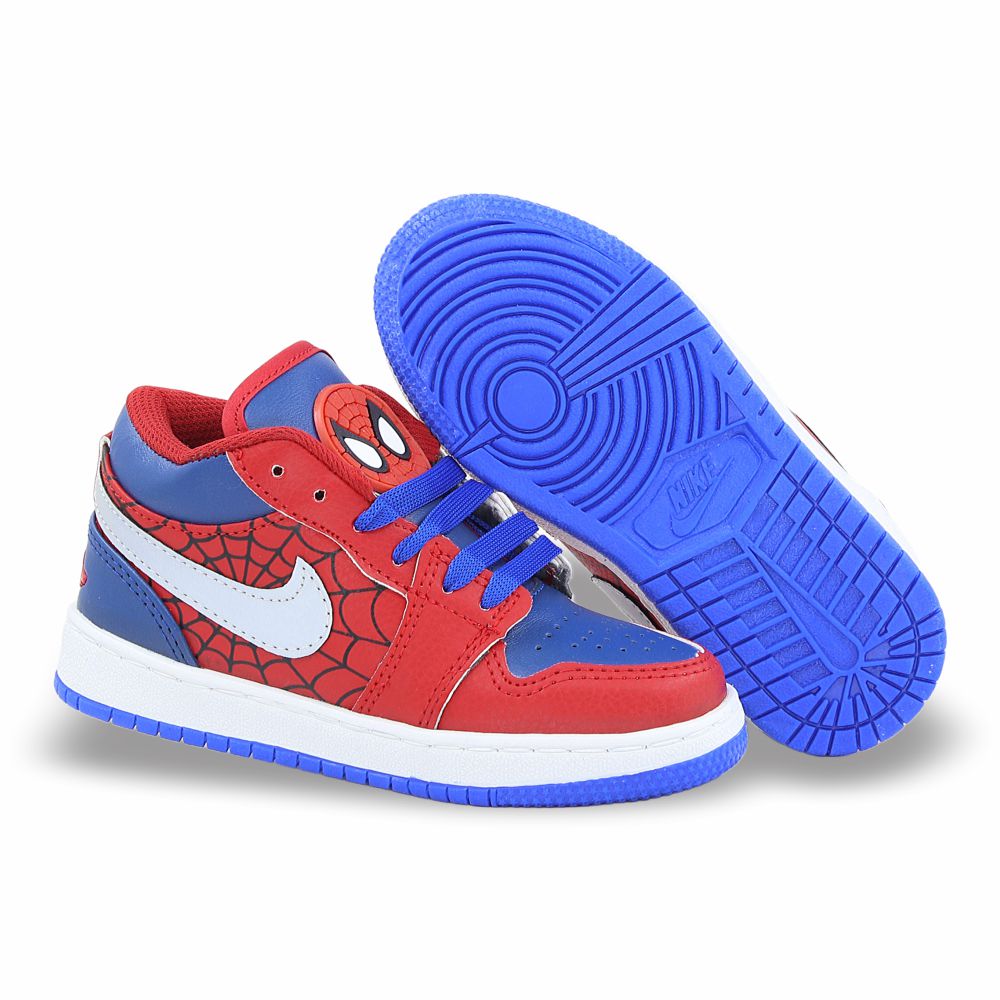 CALZADO URBANO REPLICA AIR JDAN COLOR SPIDER MAN