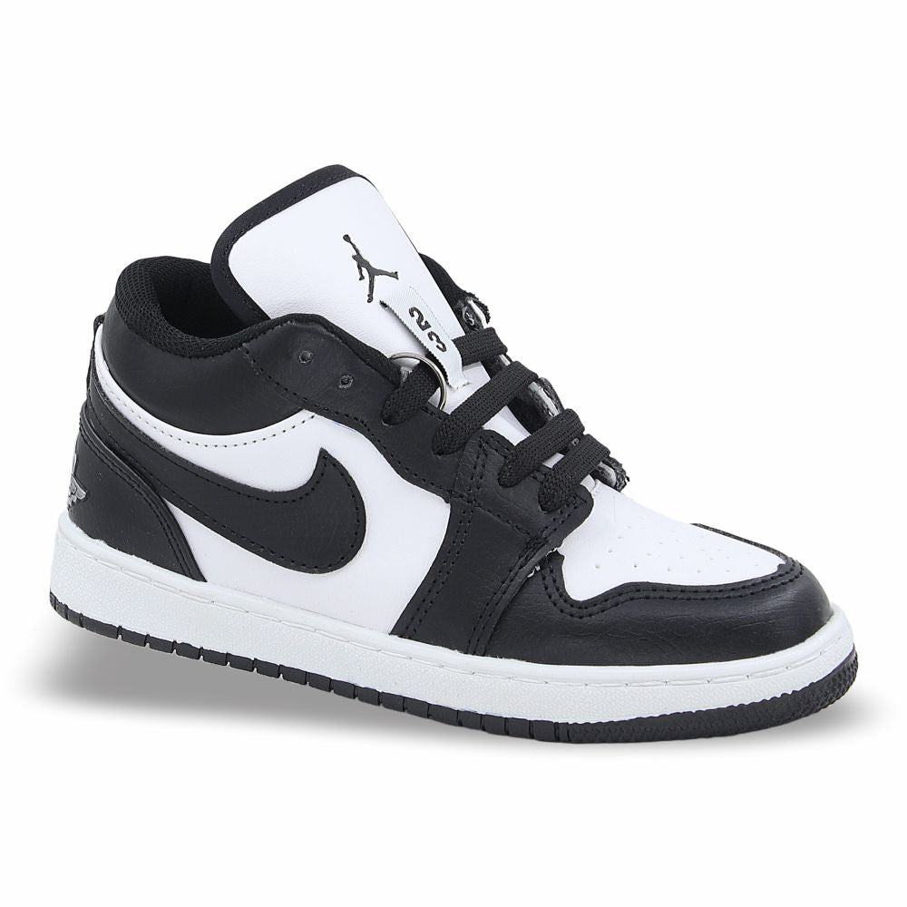 CALZADO URBANO REPLICA AIR JDAN COLOR NEGRO / BLANCO