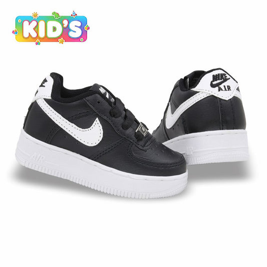 CALZADO URBANO REPLICA NIK AIR FORCE 1 L20 COLOR NEGRO BLANCO