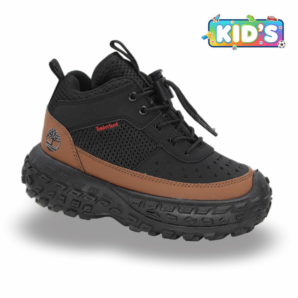 BOTA OUTDOOR KID´S TIMBERLAND EXPLORER MOD. BTIMB COLOR NEGRO CAFÉ
