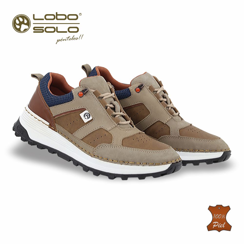 TENIS URBANO ESTILO 8005 COLOR TAUPE