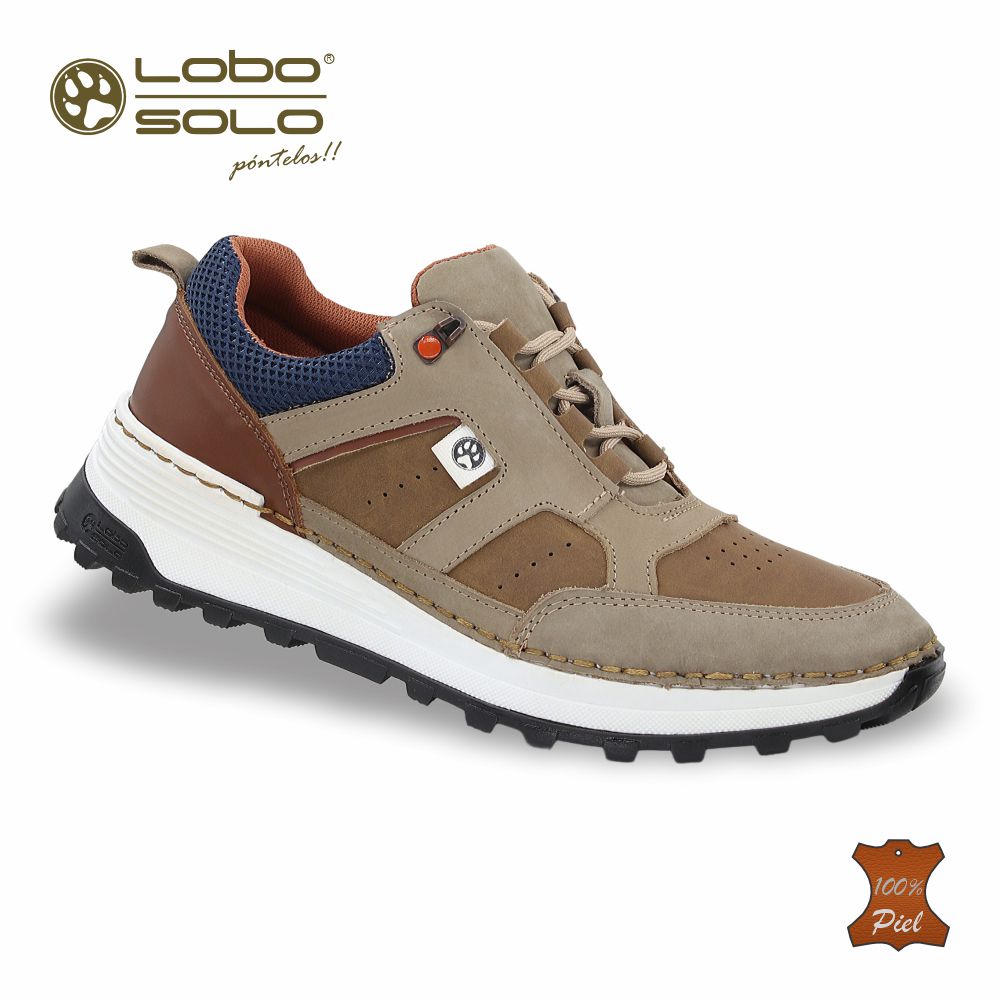 TENIS URBANO ESTILO 8005 COLOR TAUPE