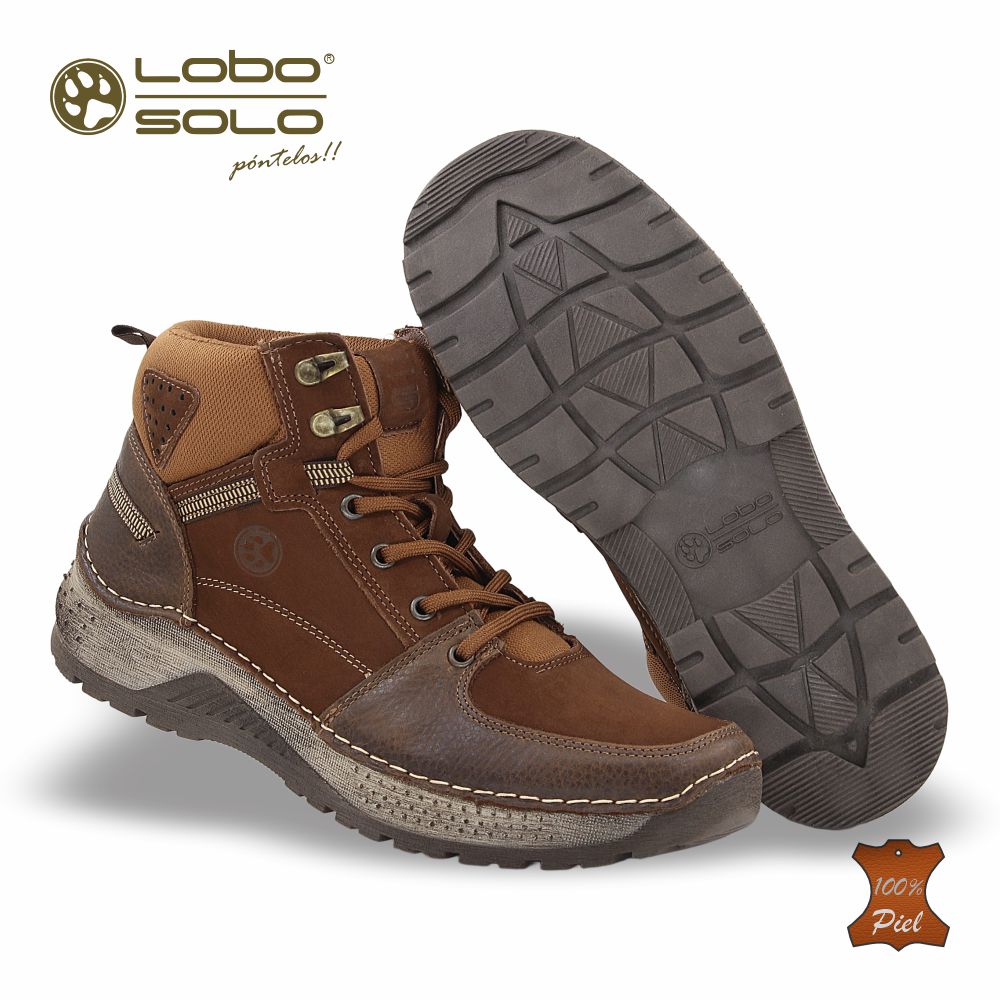 Bota Outdoor Explorer Estilo 8796 Color Topo