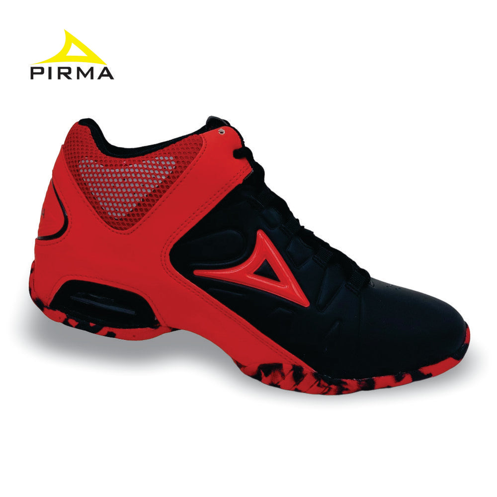 Tenis Pirma de Baloncesto mod. 795 Negro-Rojo