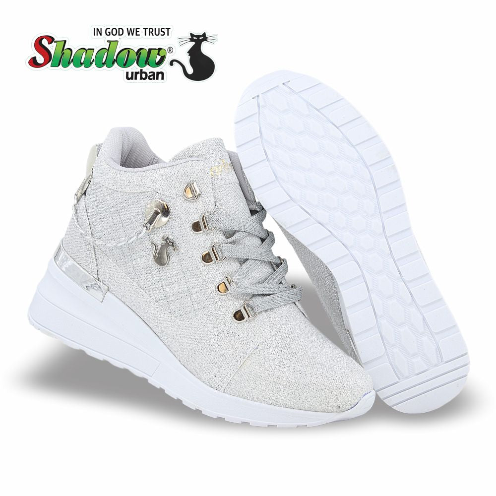 CALZADO URBANO ESTILO 2026 COLOR GLITER PTA