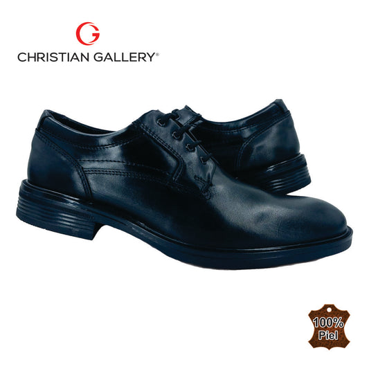 Zapato Formal de Piel mod. 5450-2 color negro – Christian Gallery