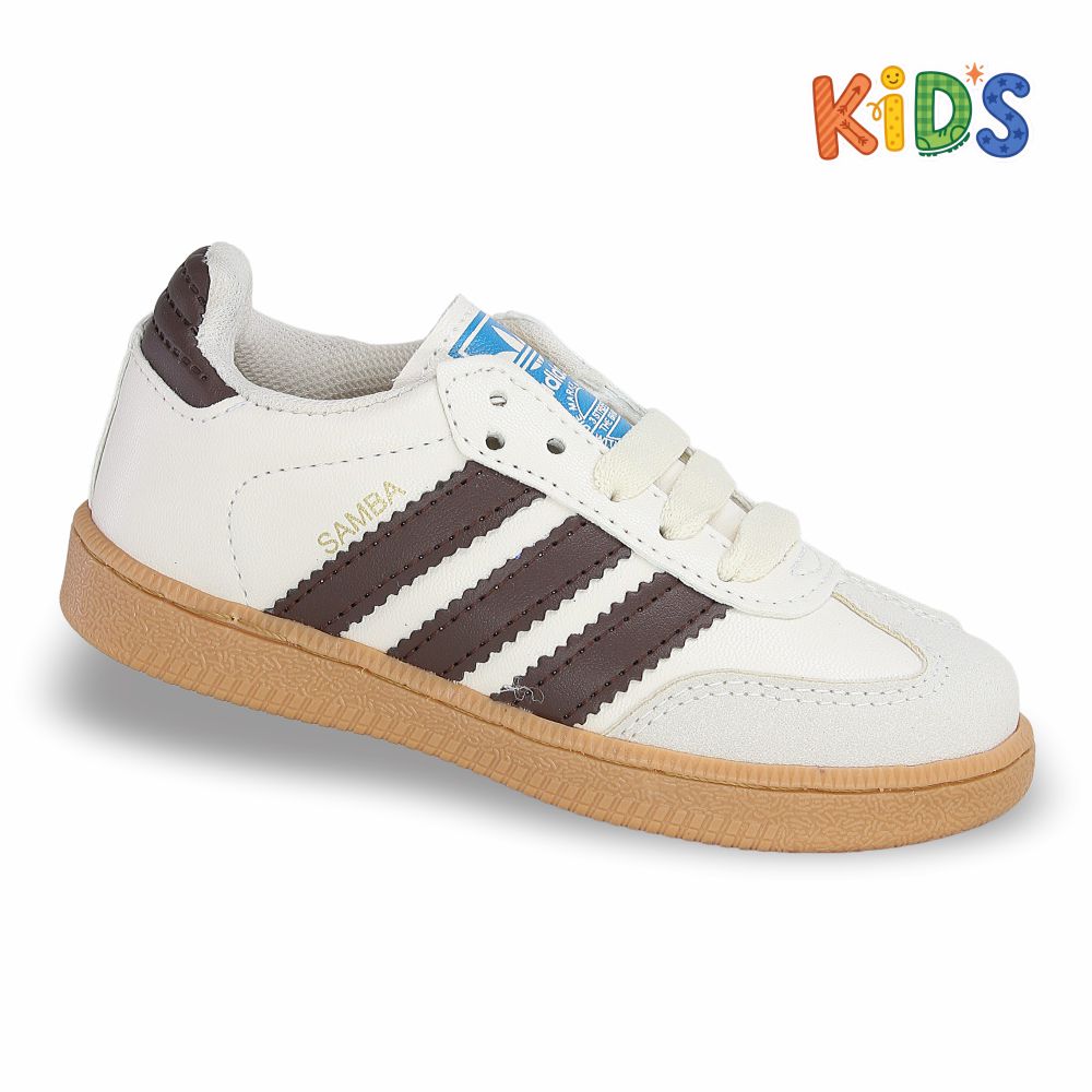 CALZADO URBANO KID´S L21, ESTILO SAMBAC, COLOR LATE CAFE, CORRIDA 12 - 21.5