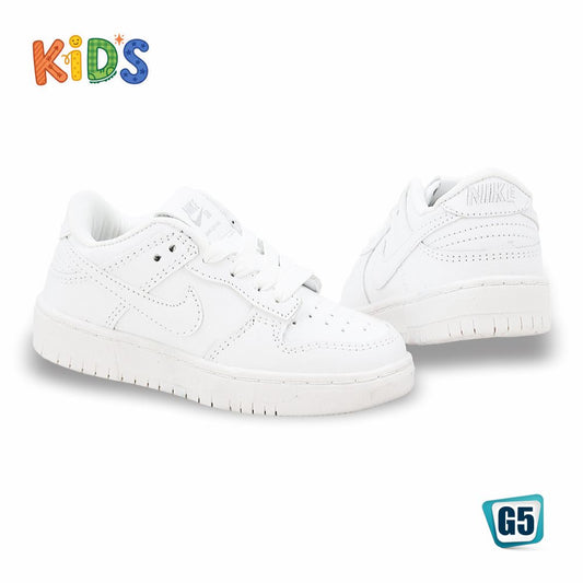 CALZADO URBANO KID´S G520, ESTILO 6000G, COLOR BCO TOTAL, CORRIDA 18 - 21.5