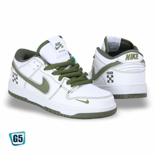 CALZADO URBANO G520, ESTILO DUNKSB, COLOR OFFW.GREEN, CORRIDA 22 - 24.5