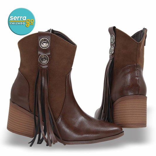 BOTA VAQUERA ESTILO 6021 COLOR CASTAÑO