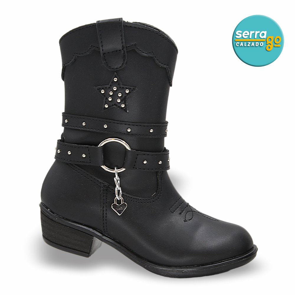 BOTA INFANTIL ESTILO 261089 COLOR NEGRO