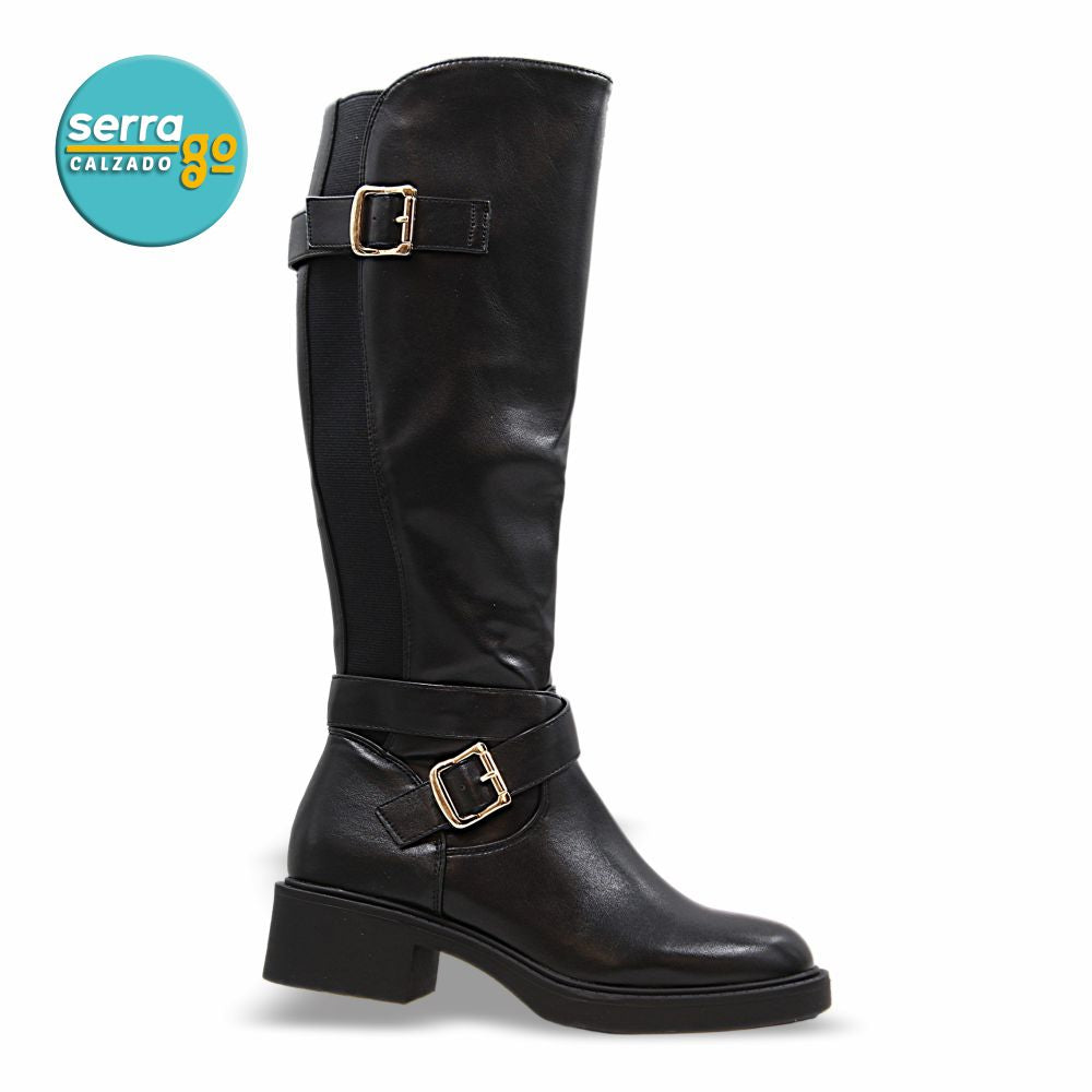 BOTA DAMA ESTILO JO-02 COLOR NEGRO