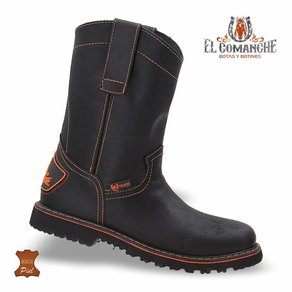 BOTA DE TRABAJO PARA CABALLERO MOD. 30 COLOR NEGRO