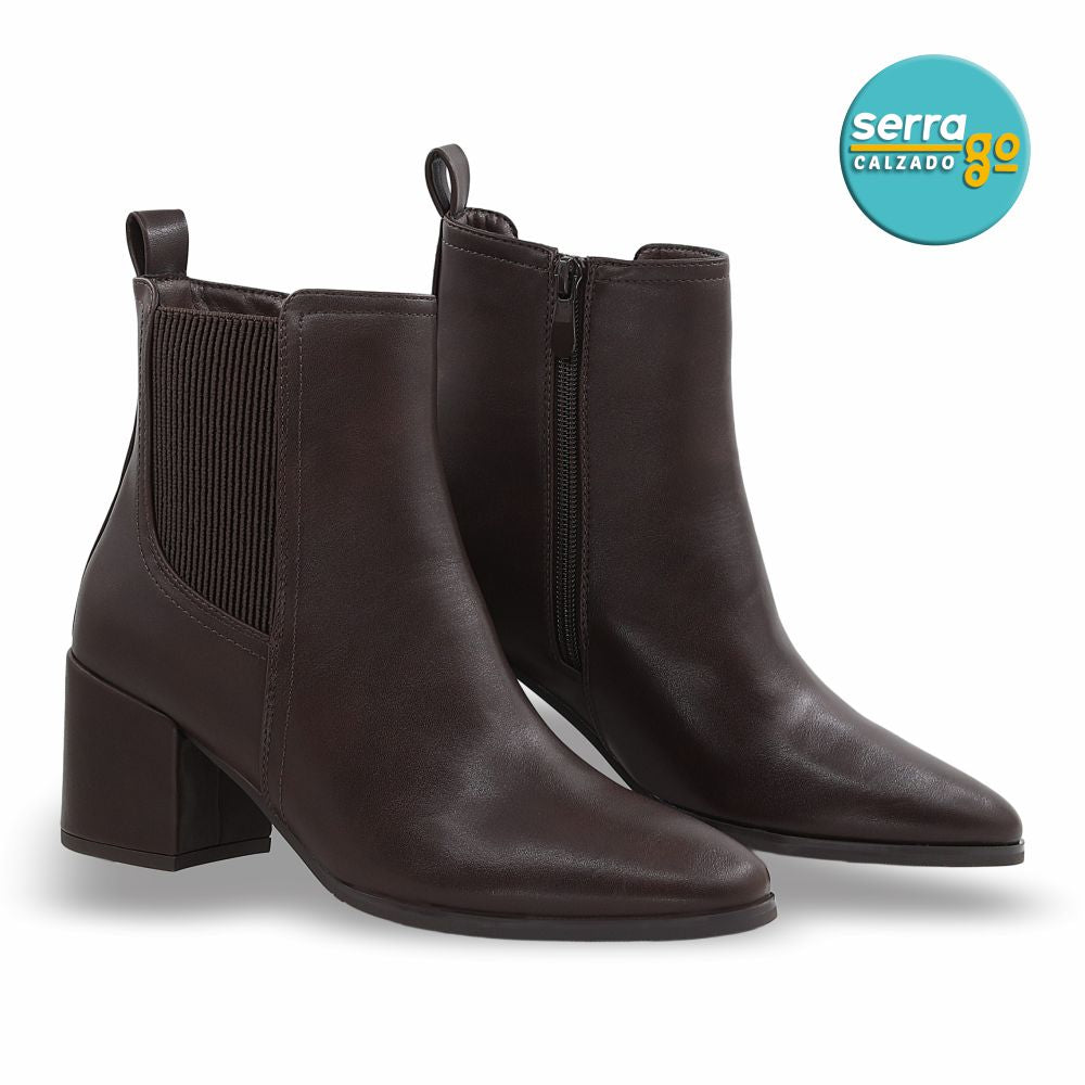 BOTA DAMA ESTILO JO-05 COLOR CAFE