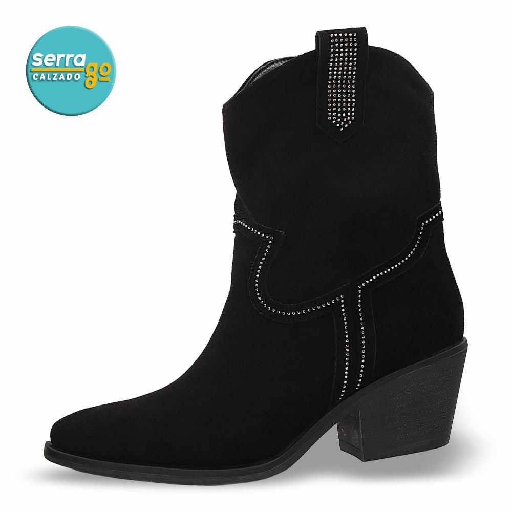 BOTA CAÑA MEDIA DAMA ESTILO 2084 COLOR NEGRO