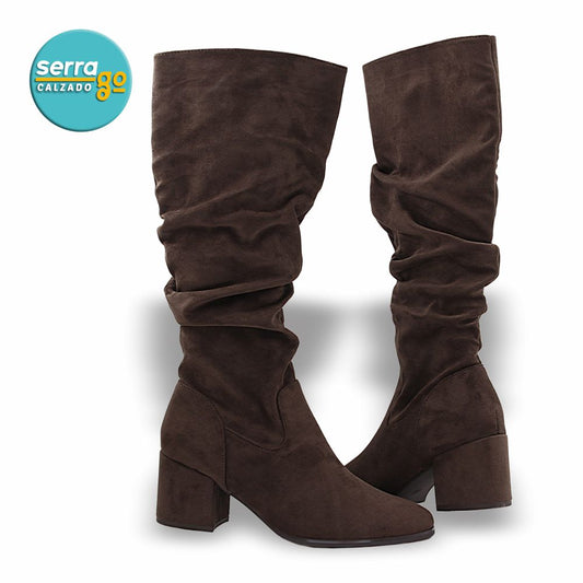 BOTA LARGA DAMA ESTILO JO-09 COLOR BUCK CAFE