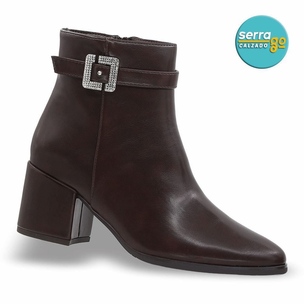 BOTA DAMA ESTILO JO-21 COLOR CAFE