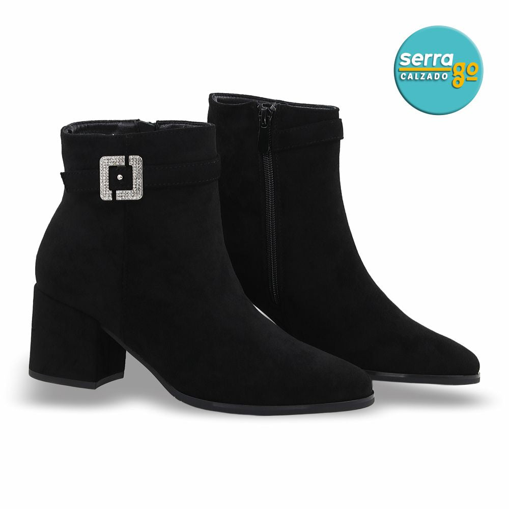 BOTA DAMA ESTILO JO-21 COLOR BUCK NEGRO