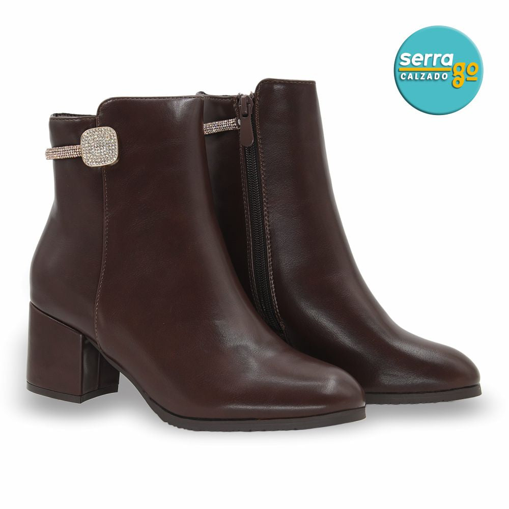 BOTA DAMA ESTILO JO-11 COLOR CAFE